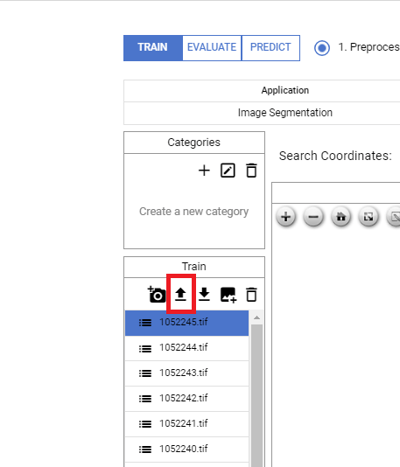 How to upload COCOJSON to train a machine learning model in Deep Block