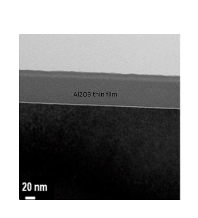 Aluminum oxide thin film made with ALD method