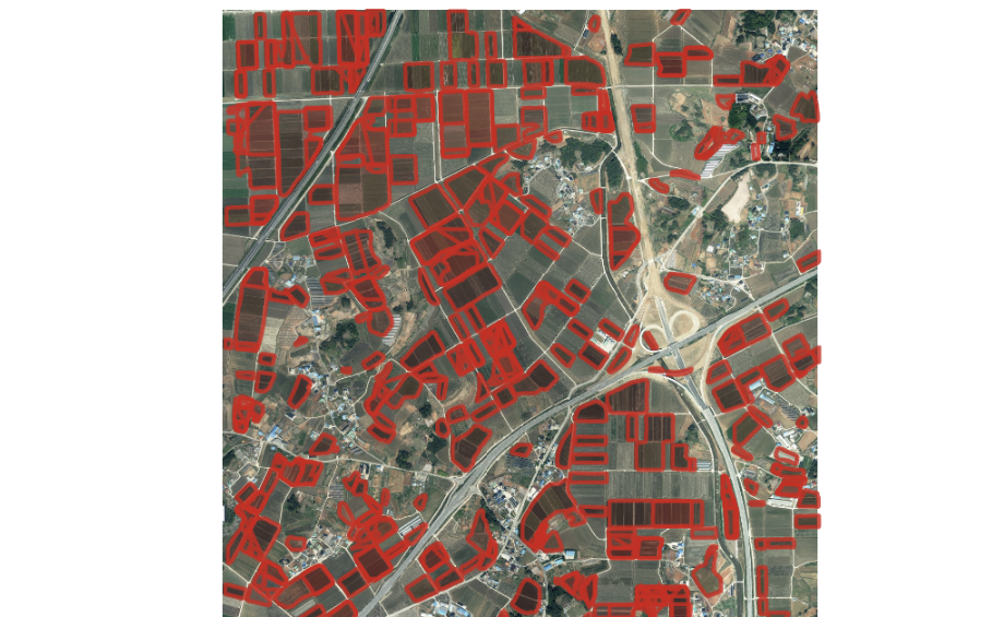 polygon rendering for remote sensing images